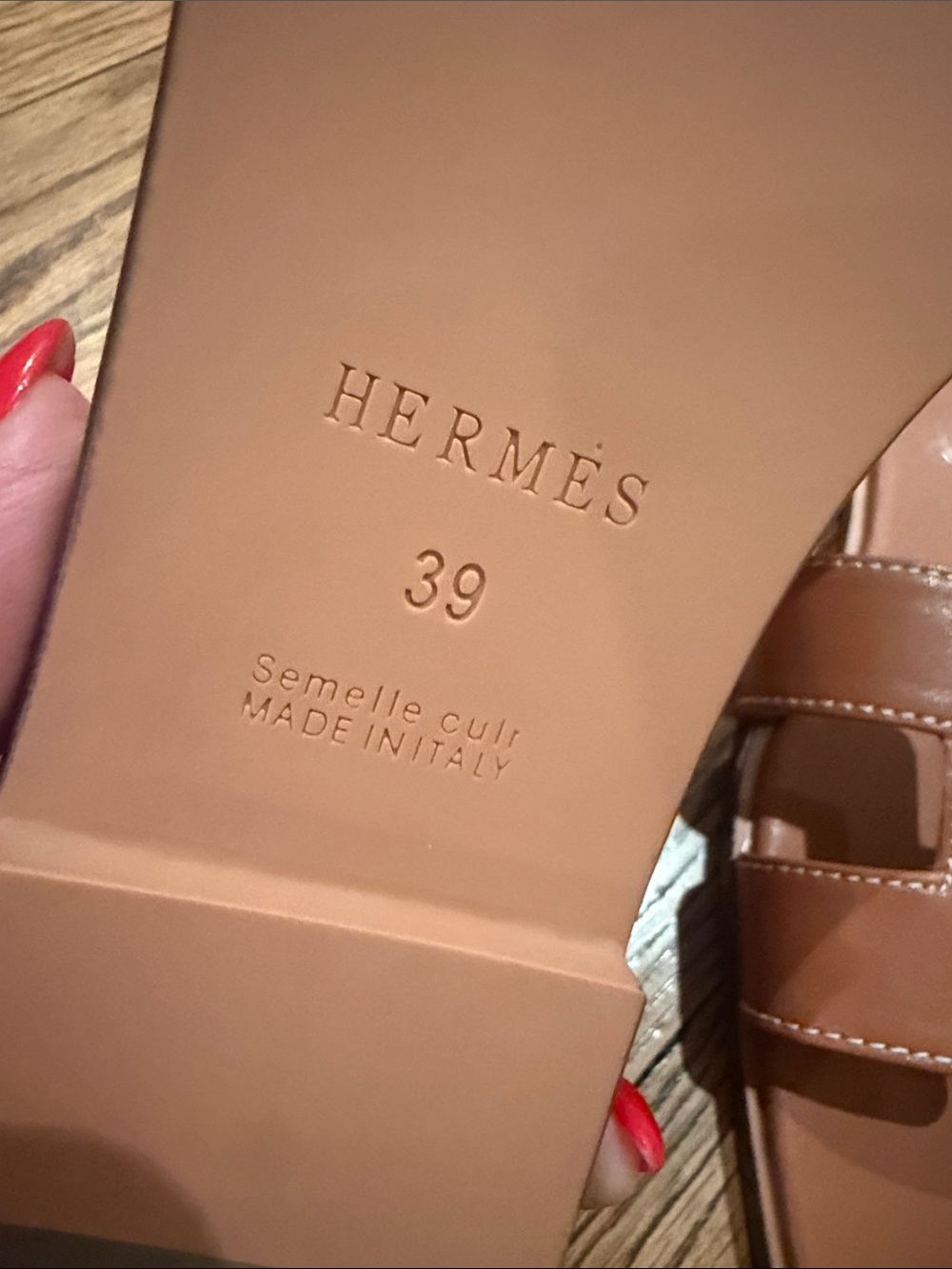 Hermes women’s classic H sandal - Picture 5 of 5